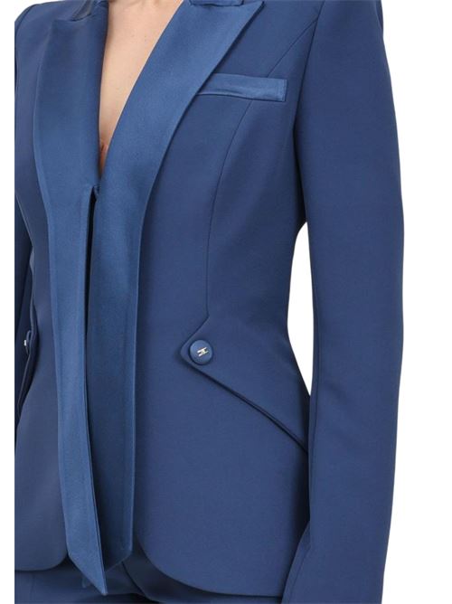 Light crepè tuxedo jacket Elisabetta Franchi ELISABETTA FRANCHI | GI13351E2.DC8